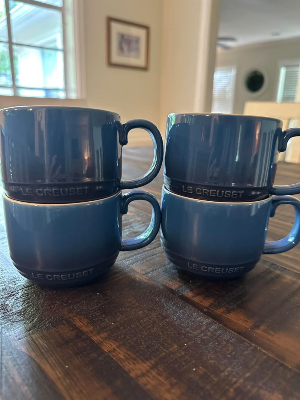 4 Le Creuset Coffee Mugs